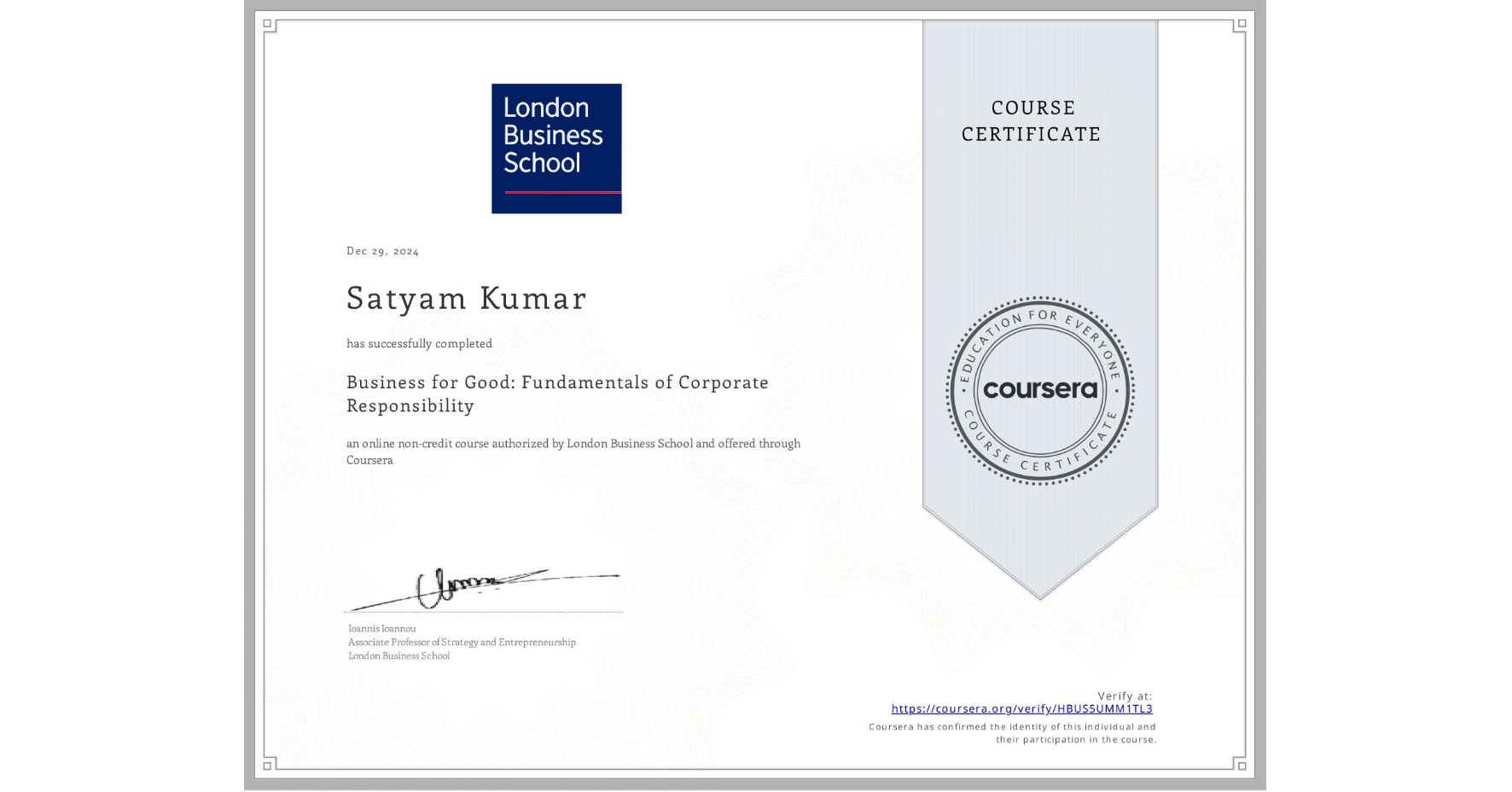 Business for Good